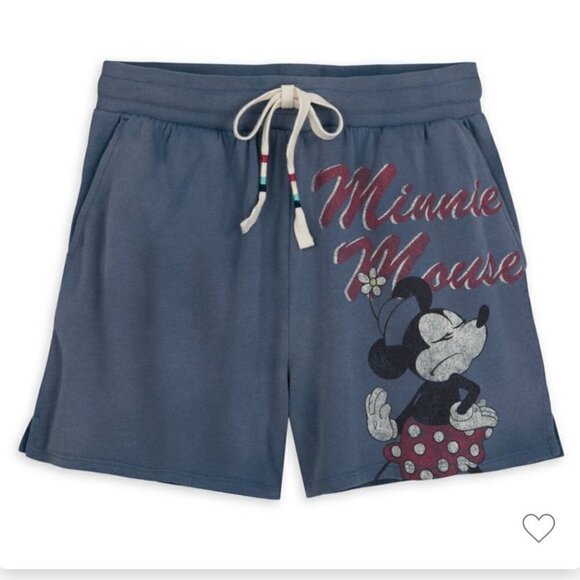 Target Disney Minnie Mouse Fleece Shorts Blue XL - Picture 1 of 2